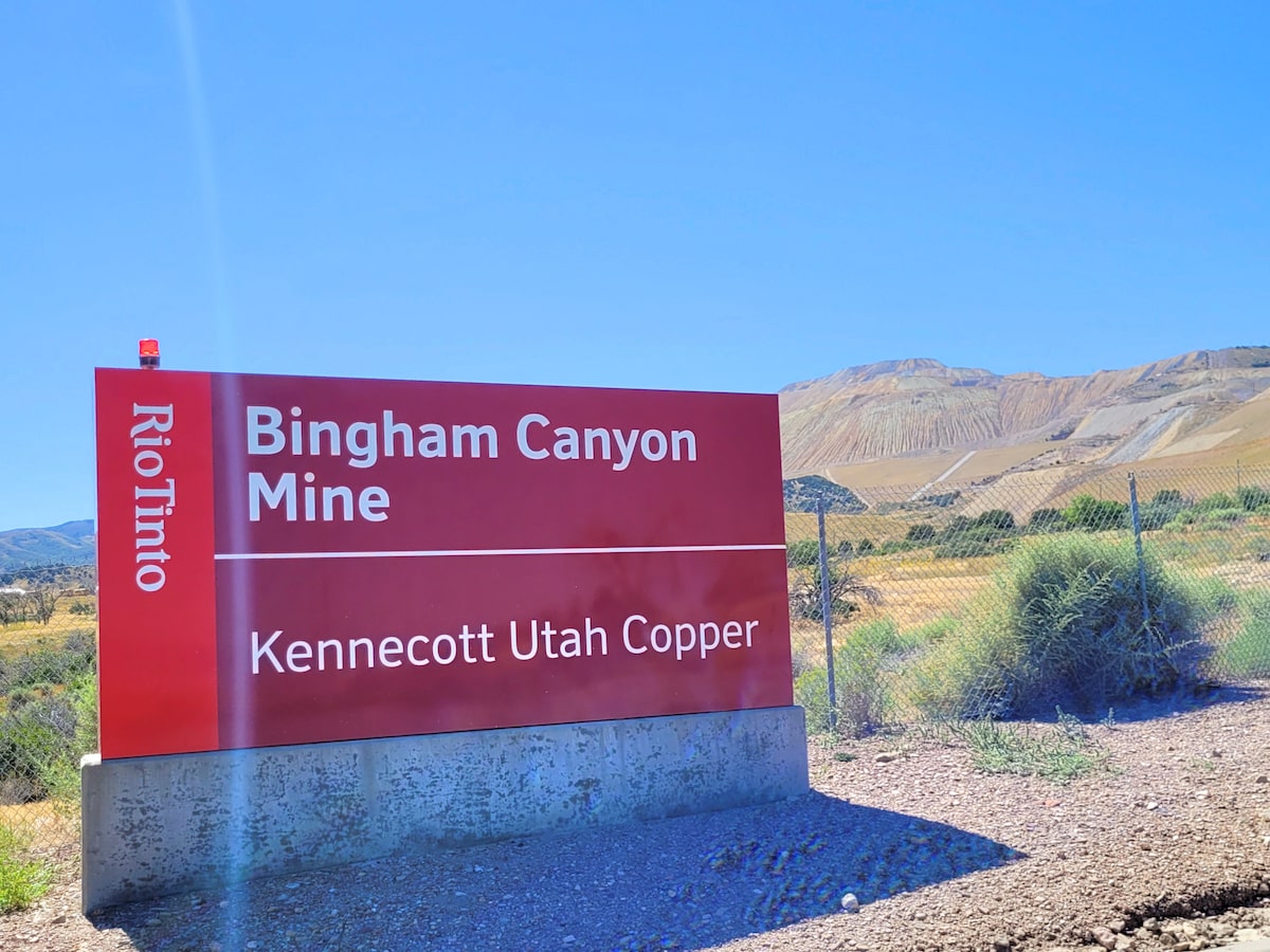 Bingham Canyon Open Pit Copper Mine